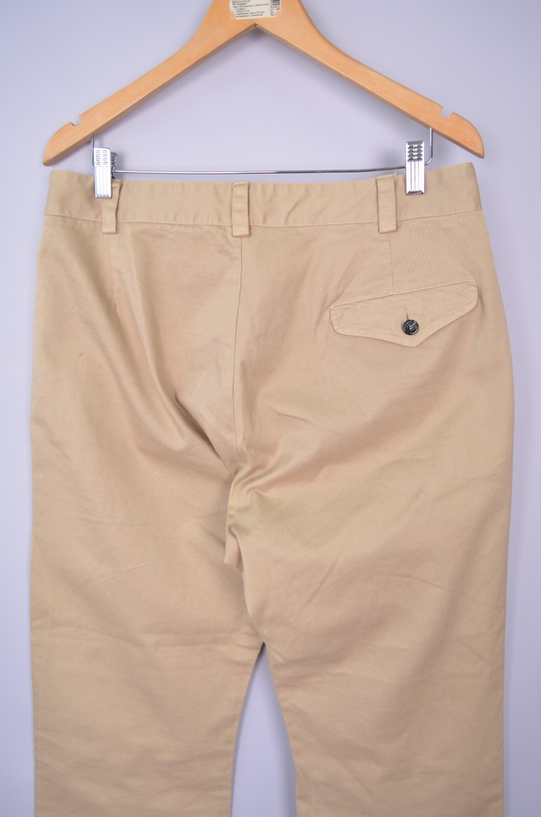 Stone Island Denim Double Twisted Cotton Chino Pants Size 52 MD 2a