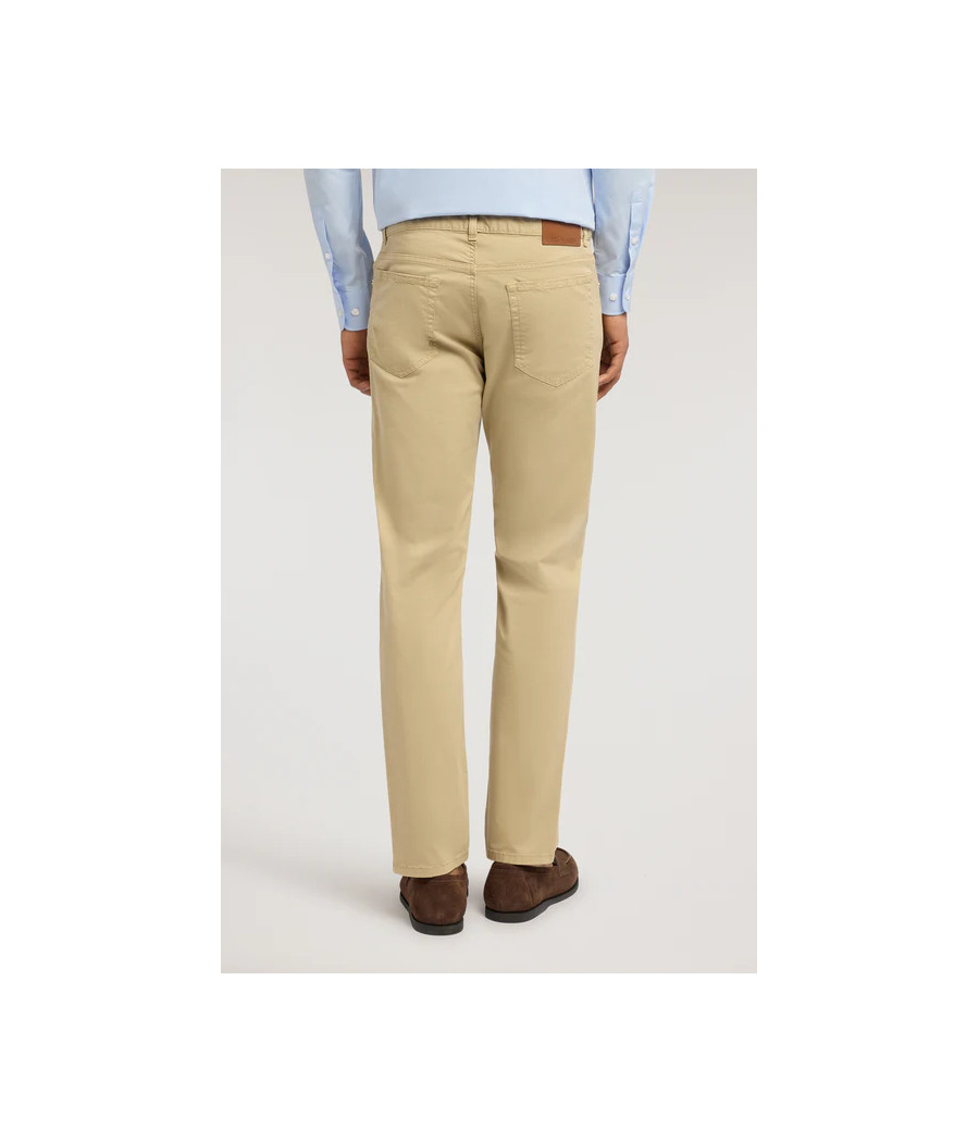 TRUSSARDI Cotton 5-Pocket Pants – Beige, Blue (Set of 2) – Size 32/48-38/54