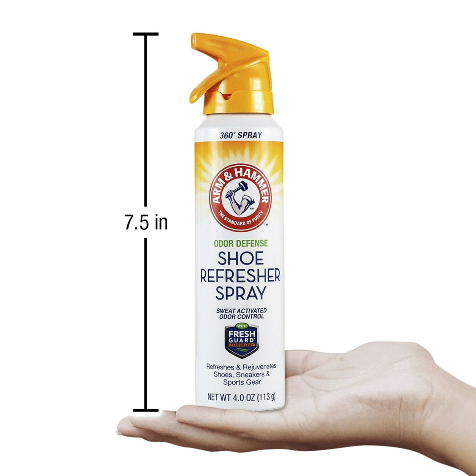 Arm & Hammer Odor Defense Fresh Scent Shoe Refresher Spray 4 oz