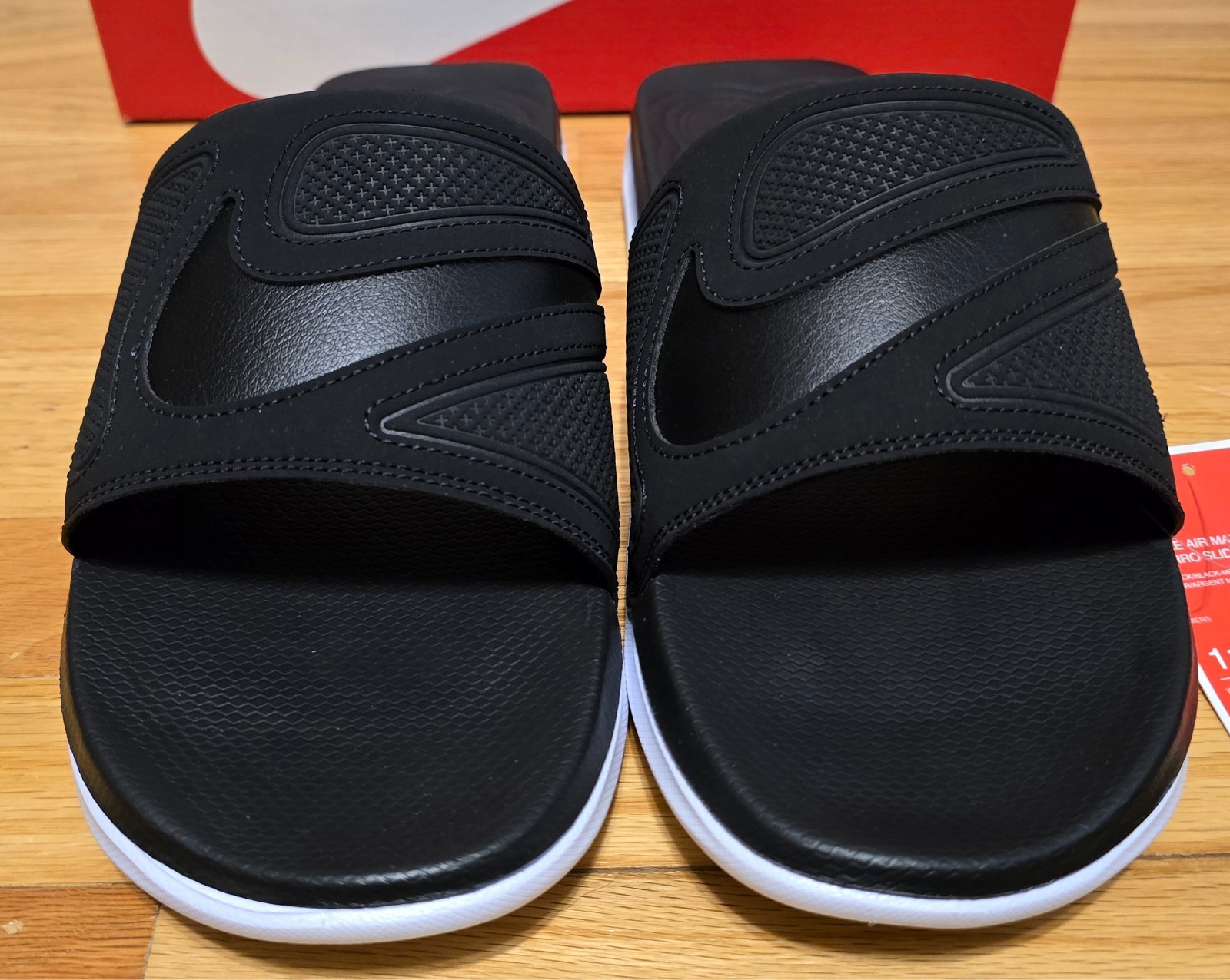 Nike Air Max Cirro Slide ~ Black / White ~ (DC1460-004) Multiple Sizes Available