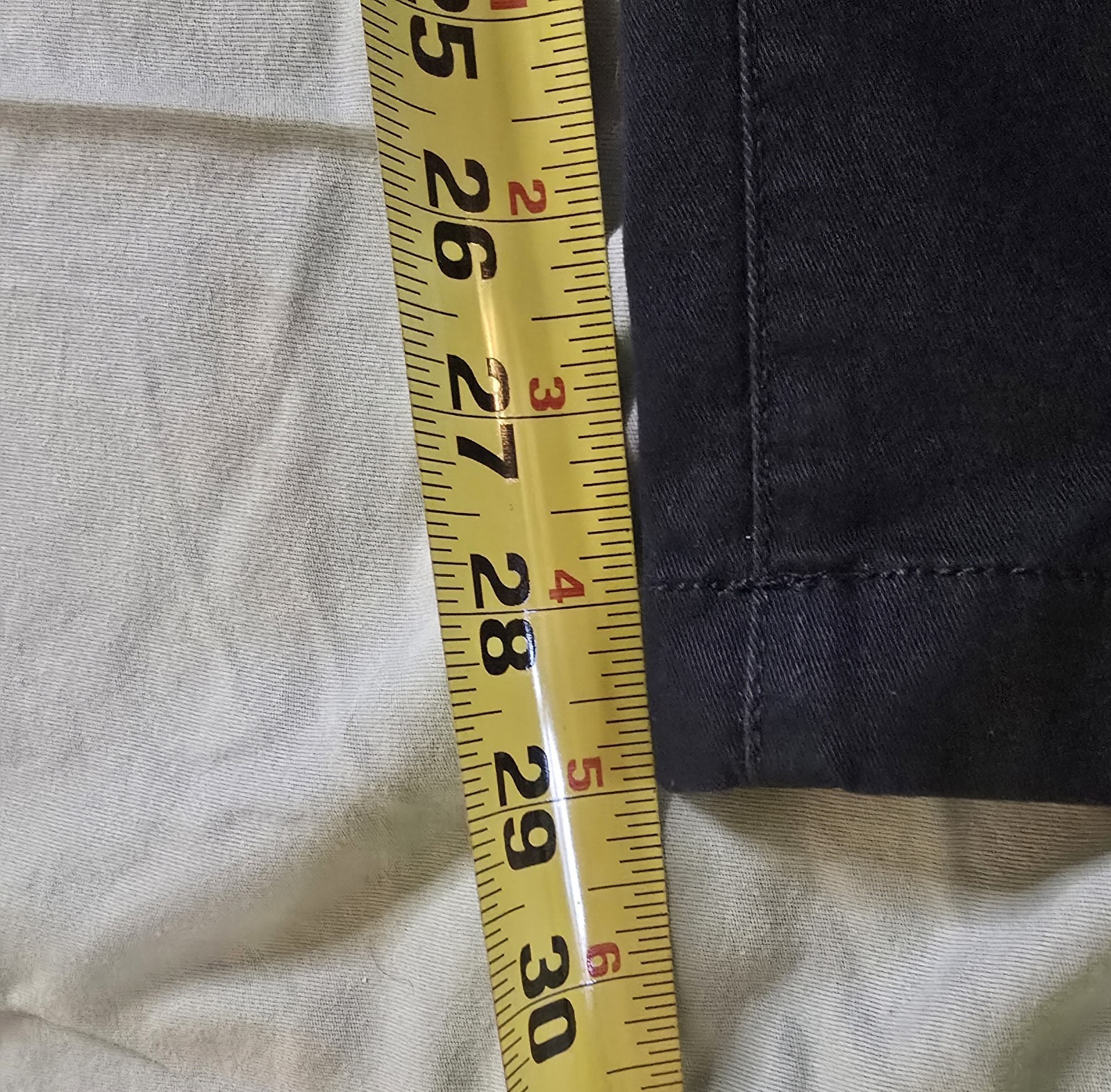 UNTUCKiT Mens Slacks W34 L30 Straight Fit Navy Blue 97% Cotton Stretch Comfort