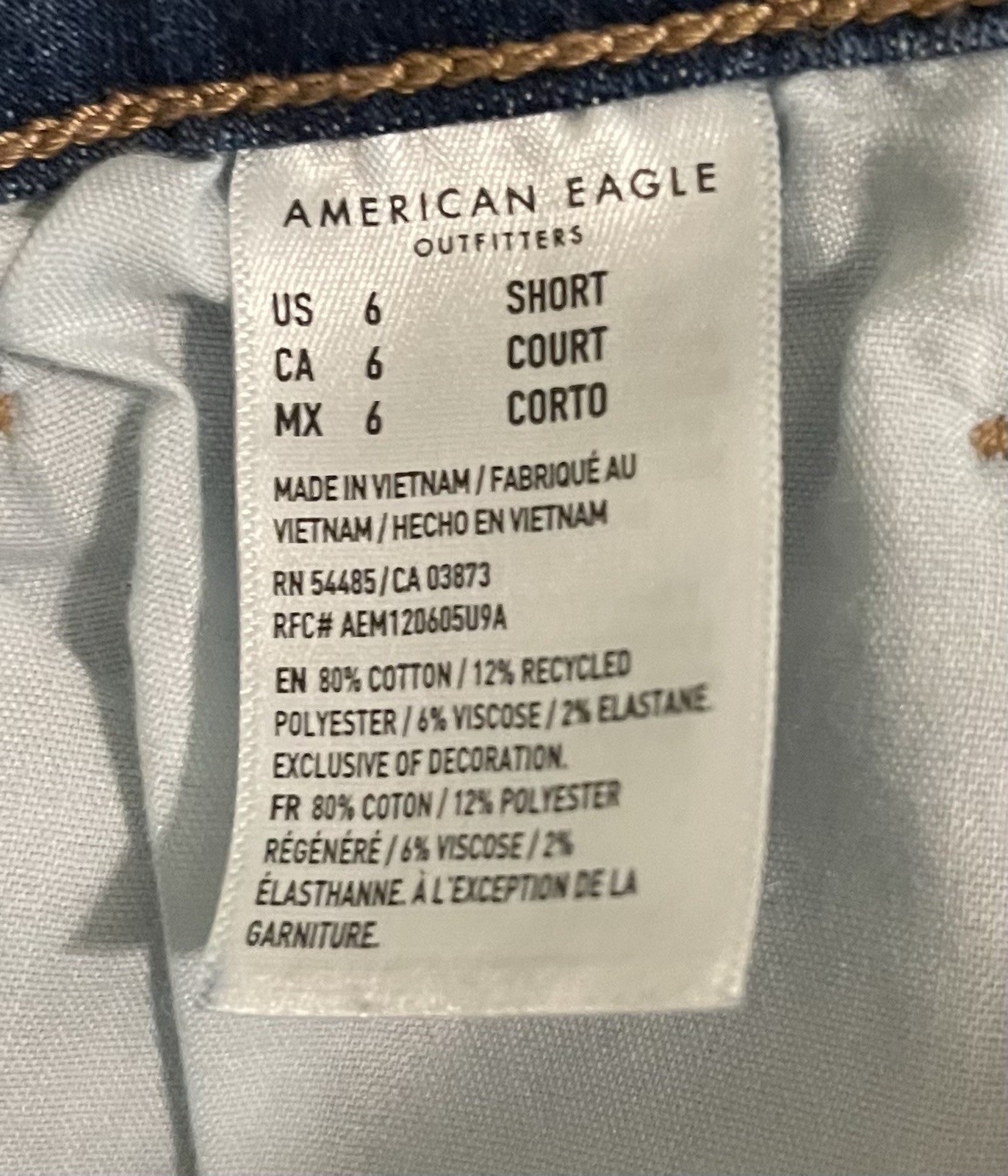 American Eagle Outfitters Women’s Skinny Jeans Blue Medium Wash Petite 6