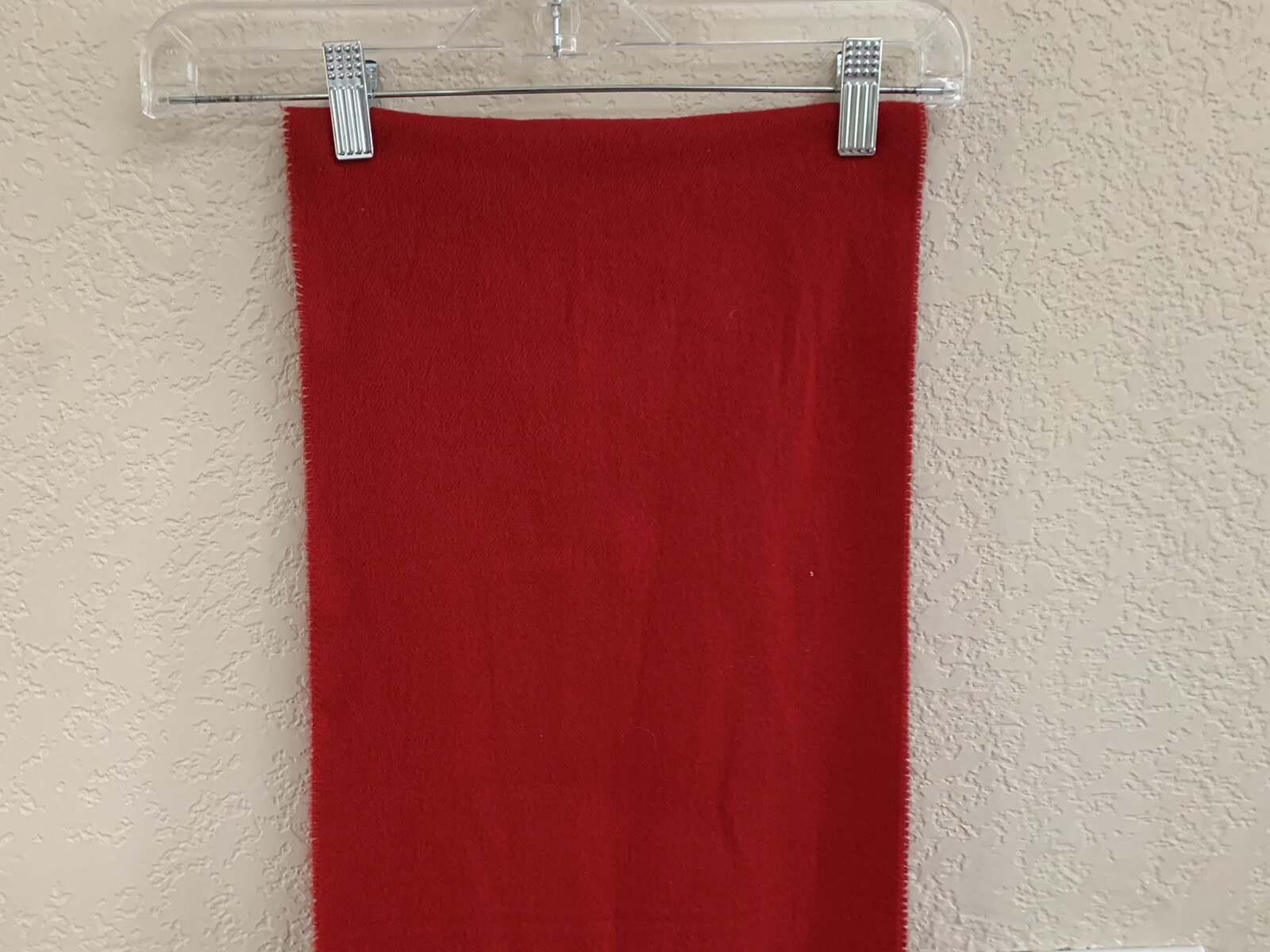 Cejon Italian Red Scarf 11″ x 64″ (not including fringe)