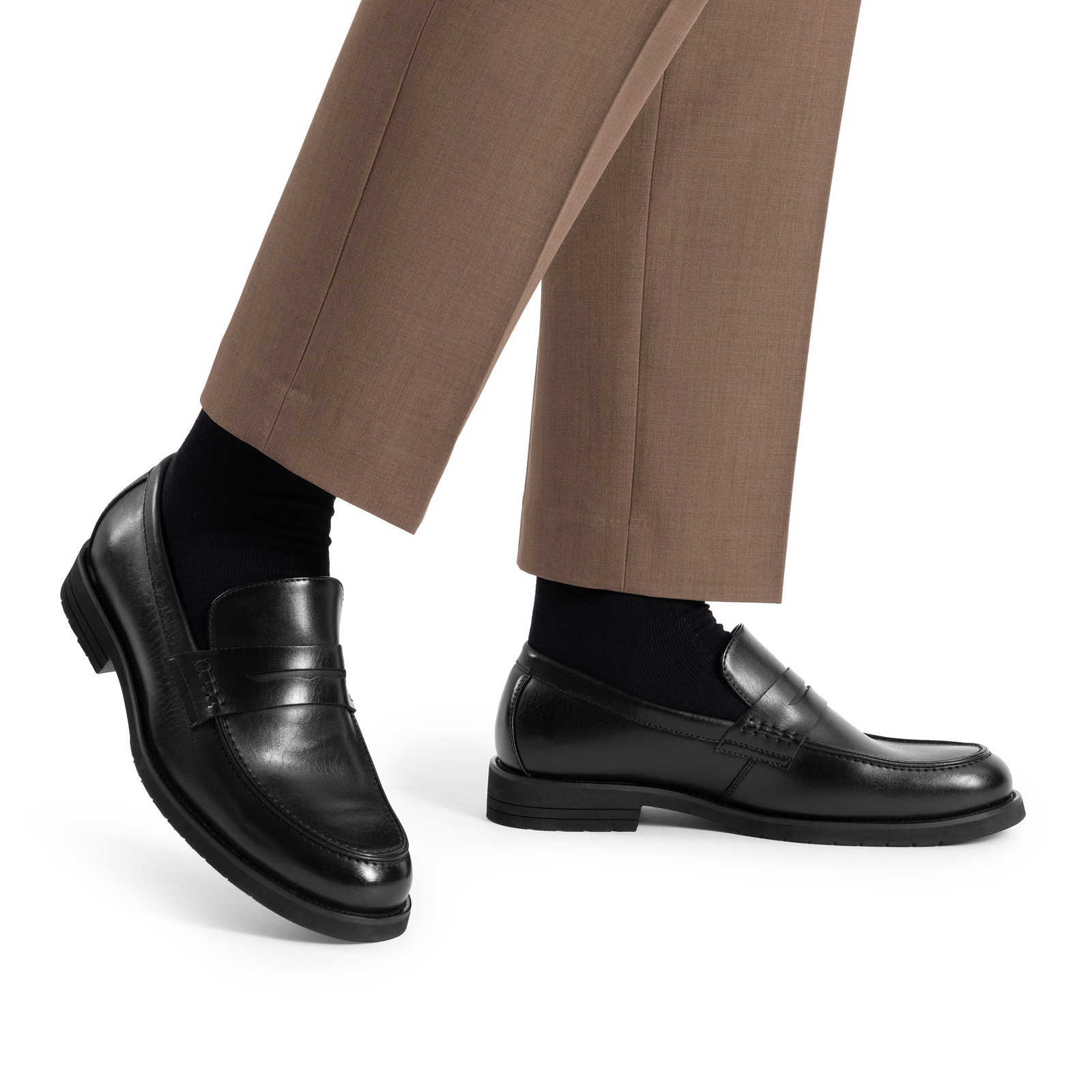 Mens Penny Loafers Business Shoes Classic Formal Shoes Slip On Dress Shoes US
