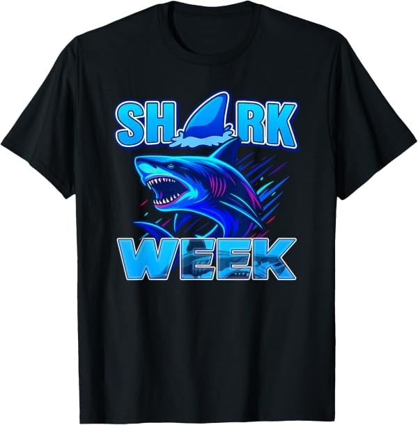 Guess What Week It is Funny Shark Awareness Support Summer T-Shirt