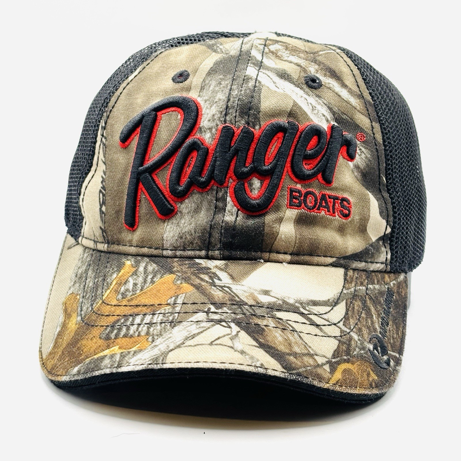 Ranger Boats Camo Trucker Cap Hat Green Adjustable Embroidered Fishing