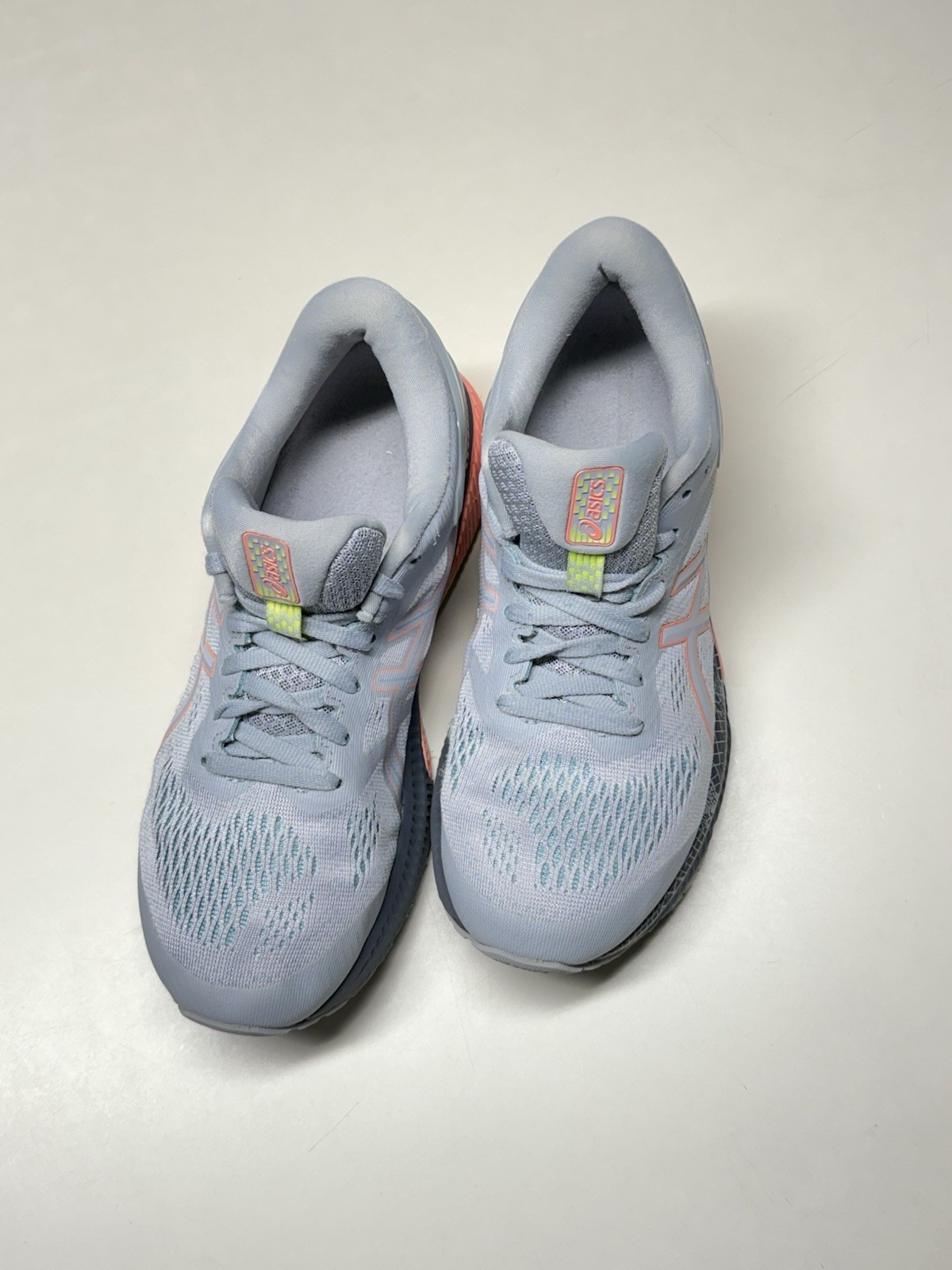 ASICS Women’s Running & Jogging Shoes – Gray/Pink/Yellow – Size 8.5 – Pre-Owned