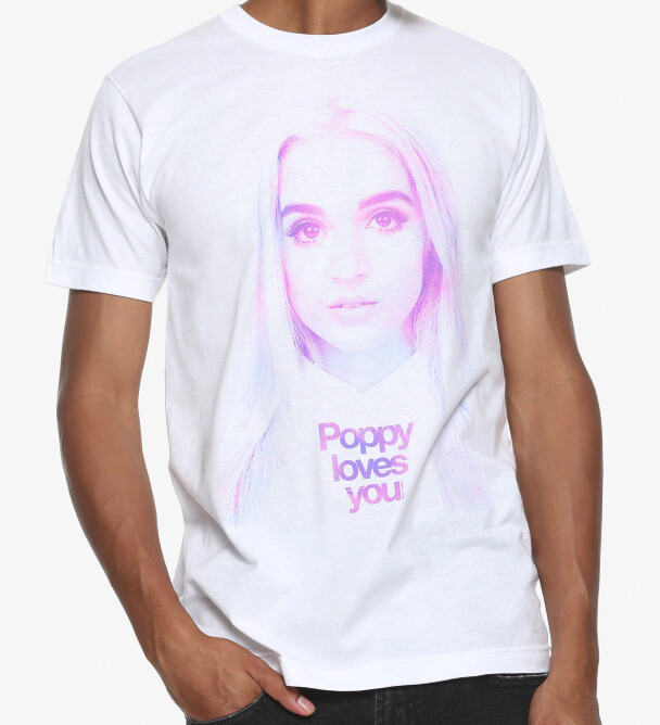 POPPY LOVES YOU T-Shirt BUBBLEGUM POP YouTube NWT XS-2XL 100% Authentic