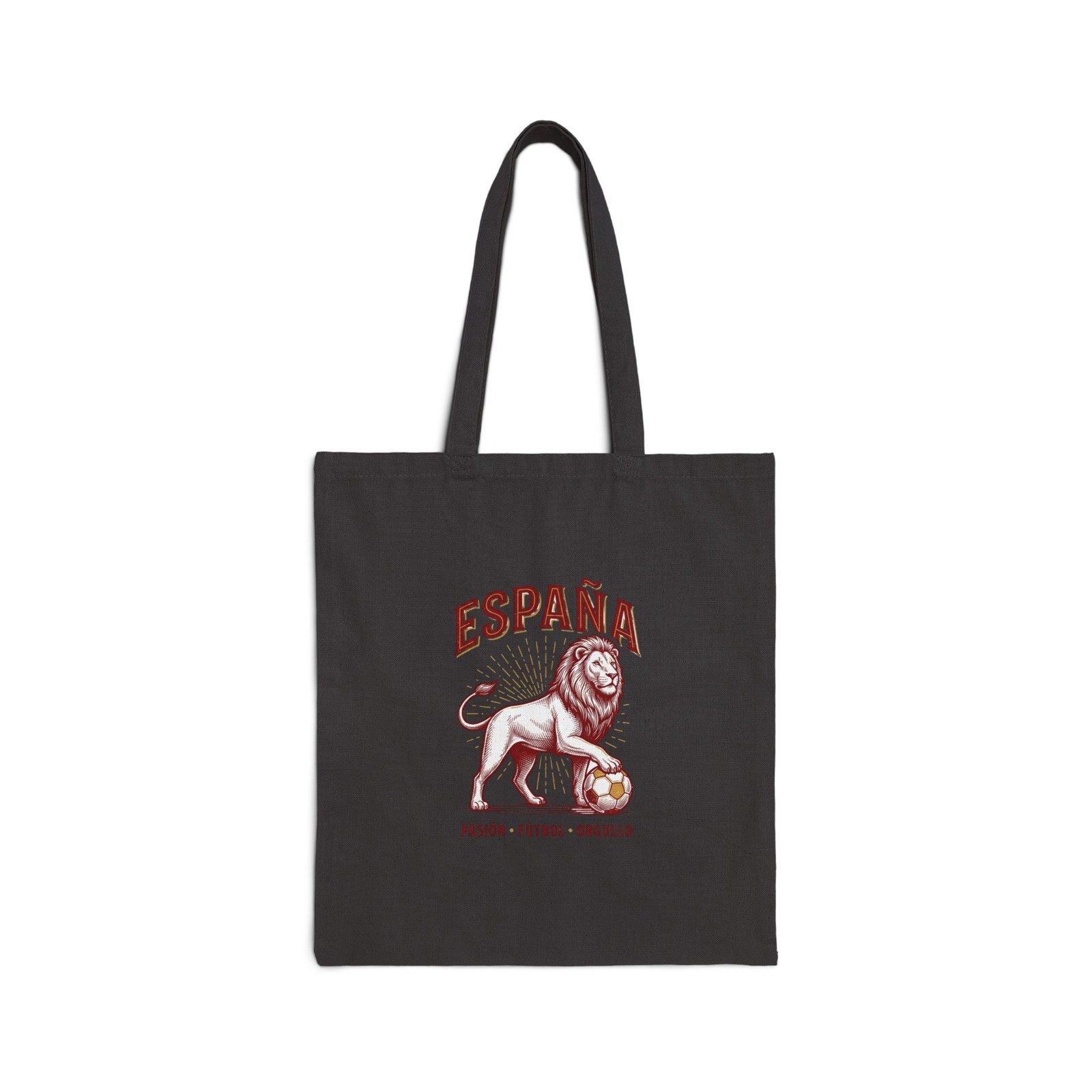 España Lion Soccer Tote | Spain Soccer Pride, Red Yellow Fan
