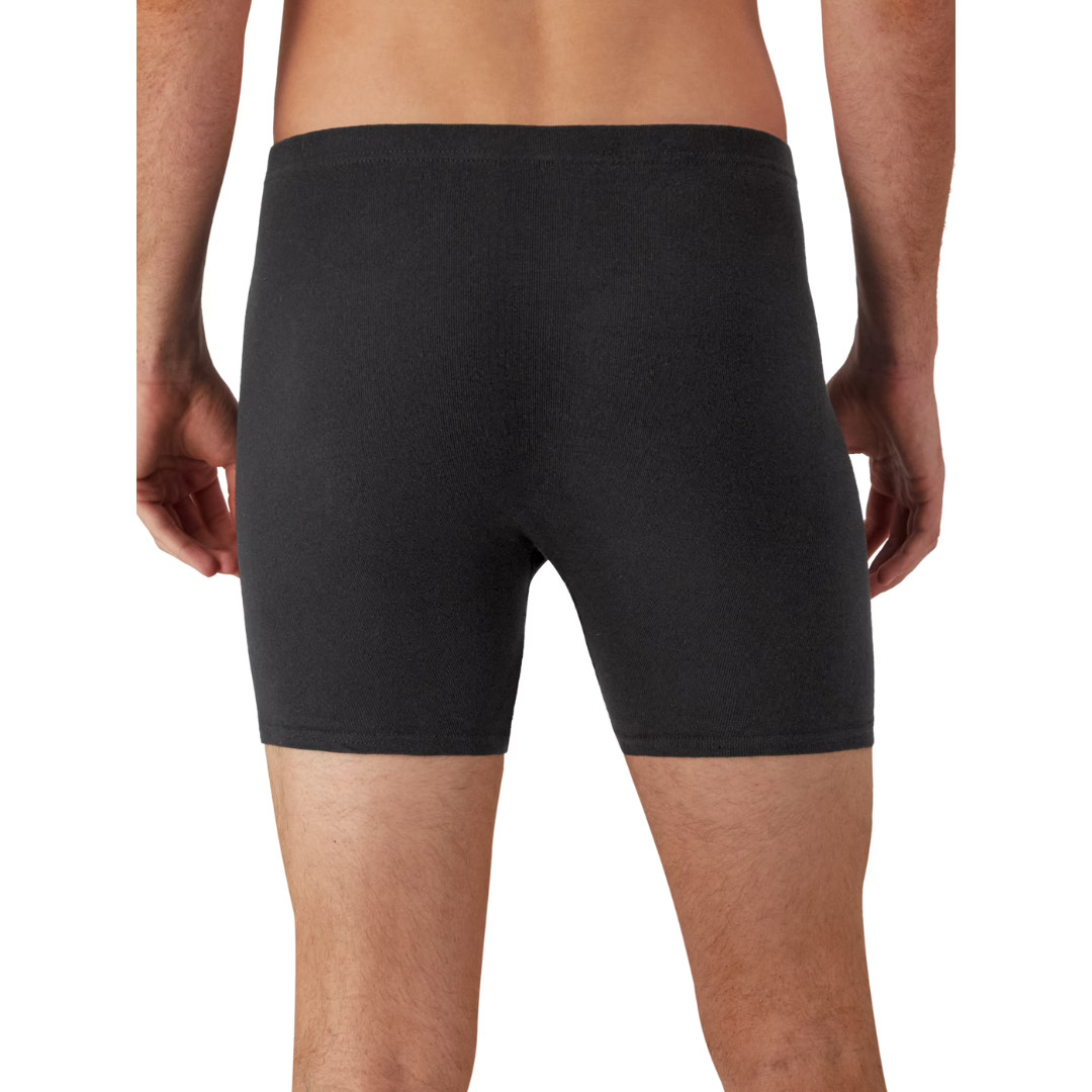 Hanes Men’s Super Value Pack Covered Waistband Boxer Briefs 10 Pack, Size S-XL