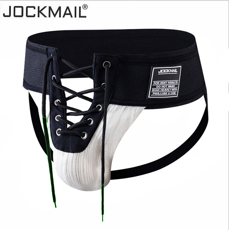 JOCKMAIL Mens Jockstrap Athletic Supporter Jock Strap Wide Band Underwear String