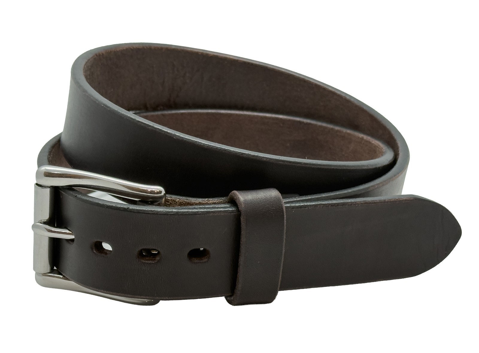 Handmade 1.5” Hermann Oak English Bridle Leather Belt – Full Grain USA Made