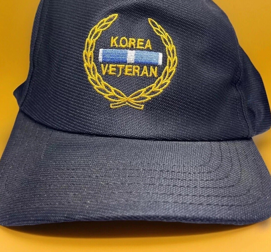 Korea Veteran Patch Trucker hat🧢 Cap Made in USA US Military War Veteran GUC