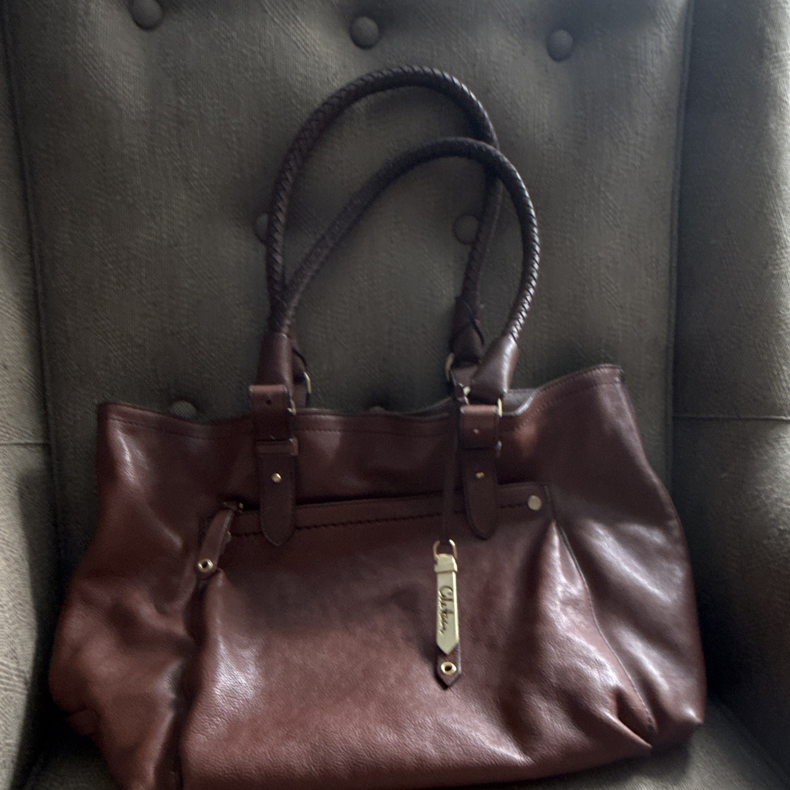 Cole Haan Large Brown Tote Bag