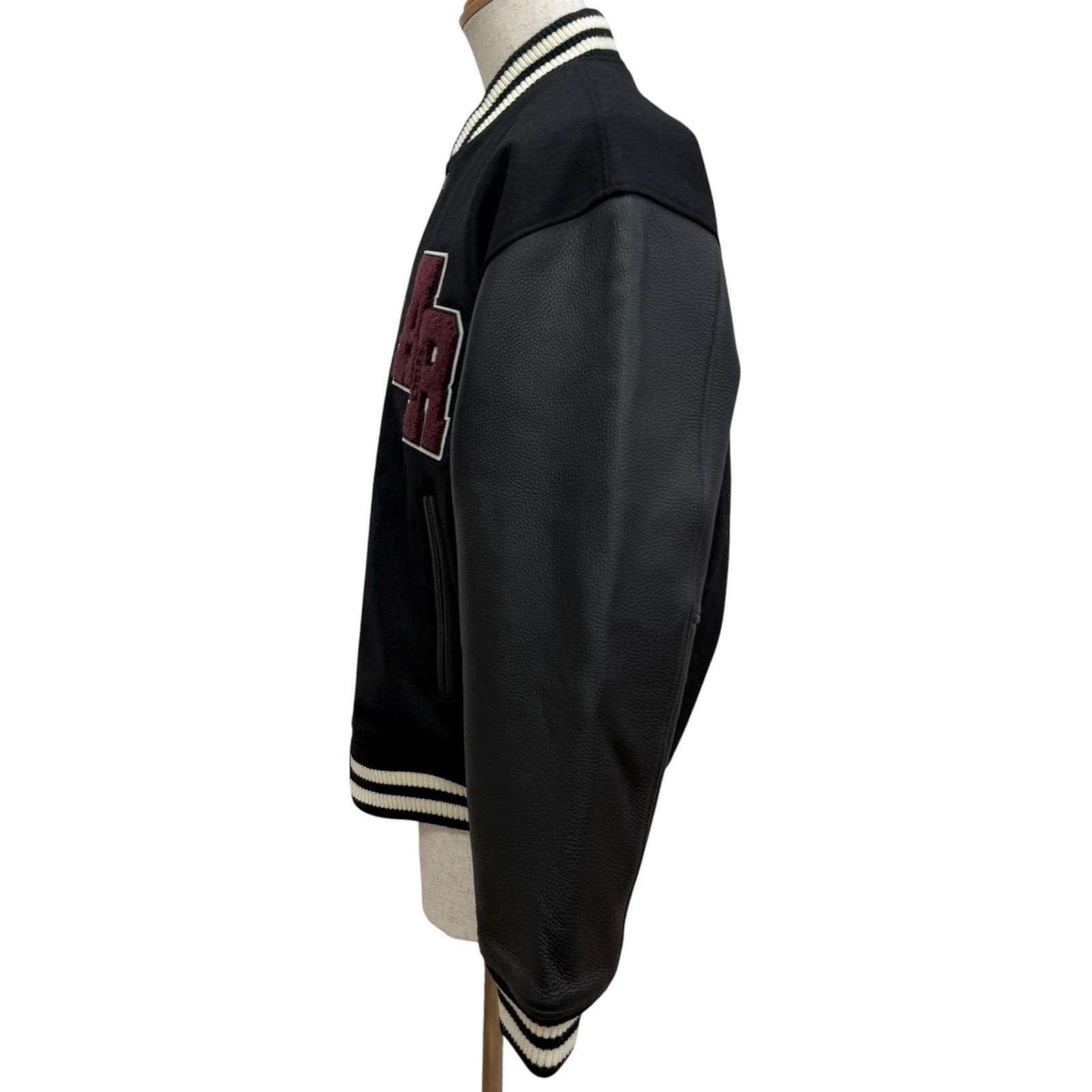 Avirex SKOOKUM leather sleeve varsity jacket – DUTY FREE