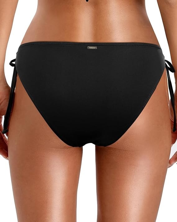 Zmart String Tie Side Bikini Bottom Swimsuit SZ XS Low Waist Rise Bathing Suit