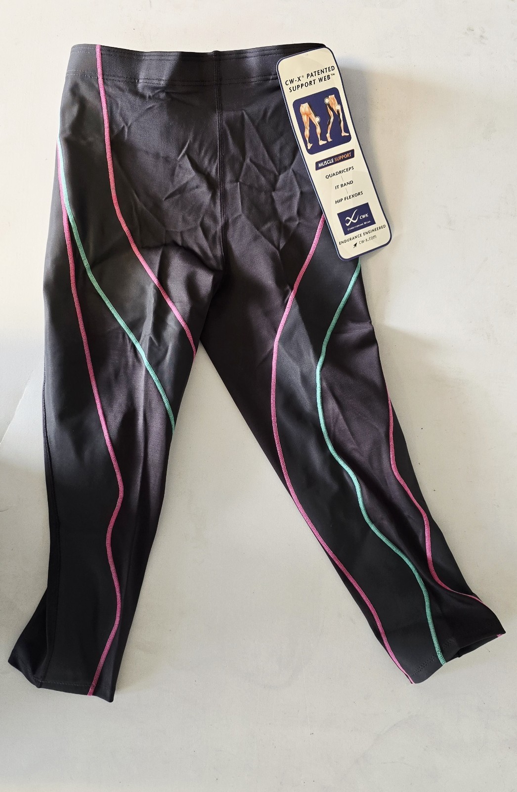 CW-X – Conditioning Wear – Compress Legging – 3/4 Length – PerformX – Large