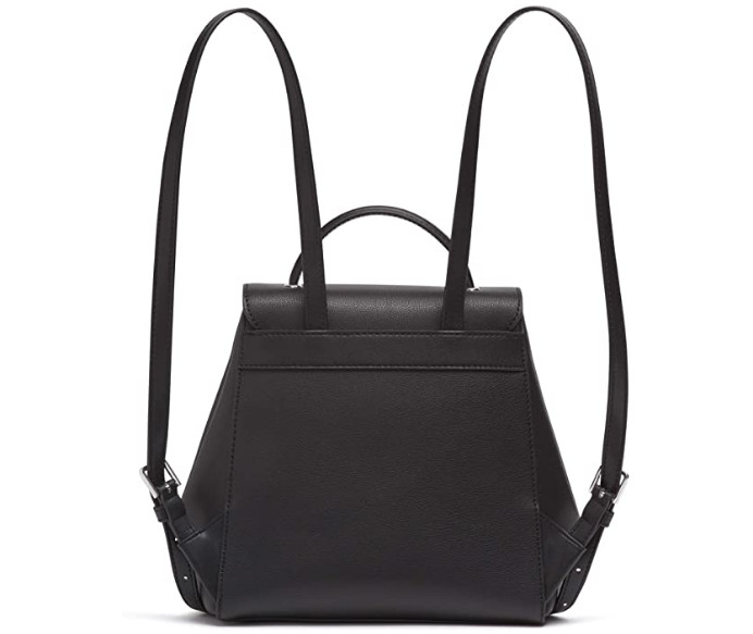 Calvin Klein Lock Leather Backpack Black NIP
