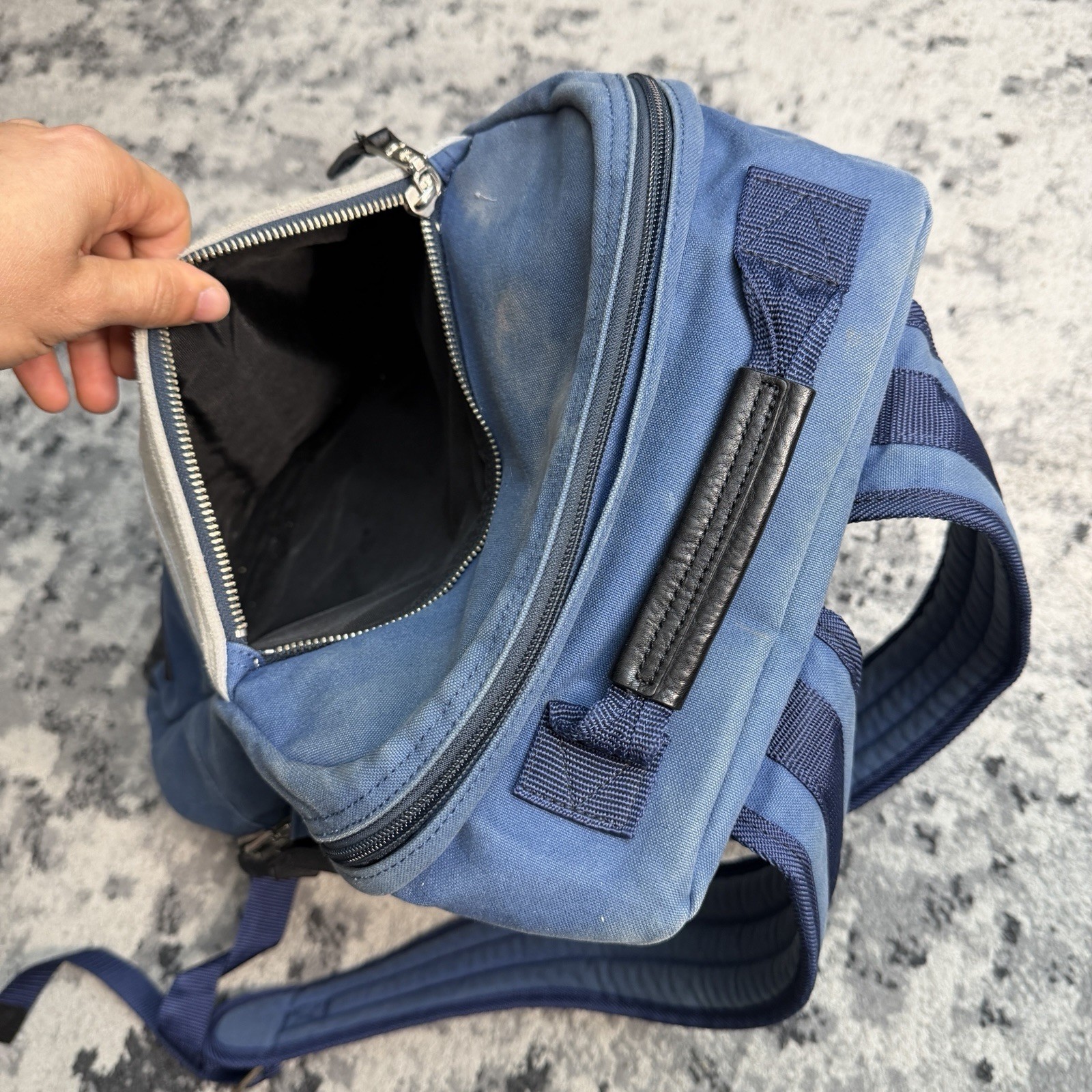 Master Piece MSPC Push Connection Backpack Cow Leather Made In Japan