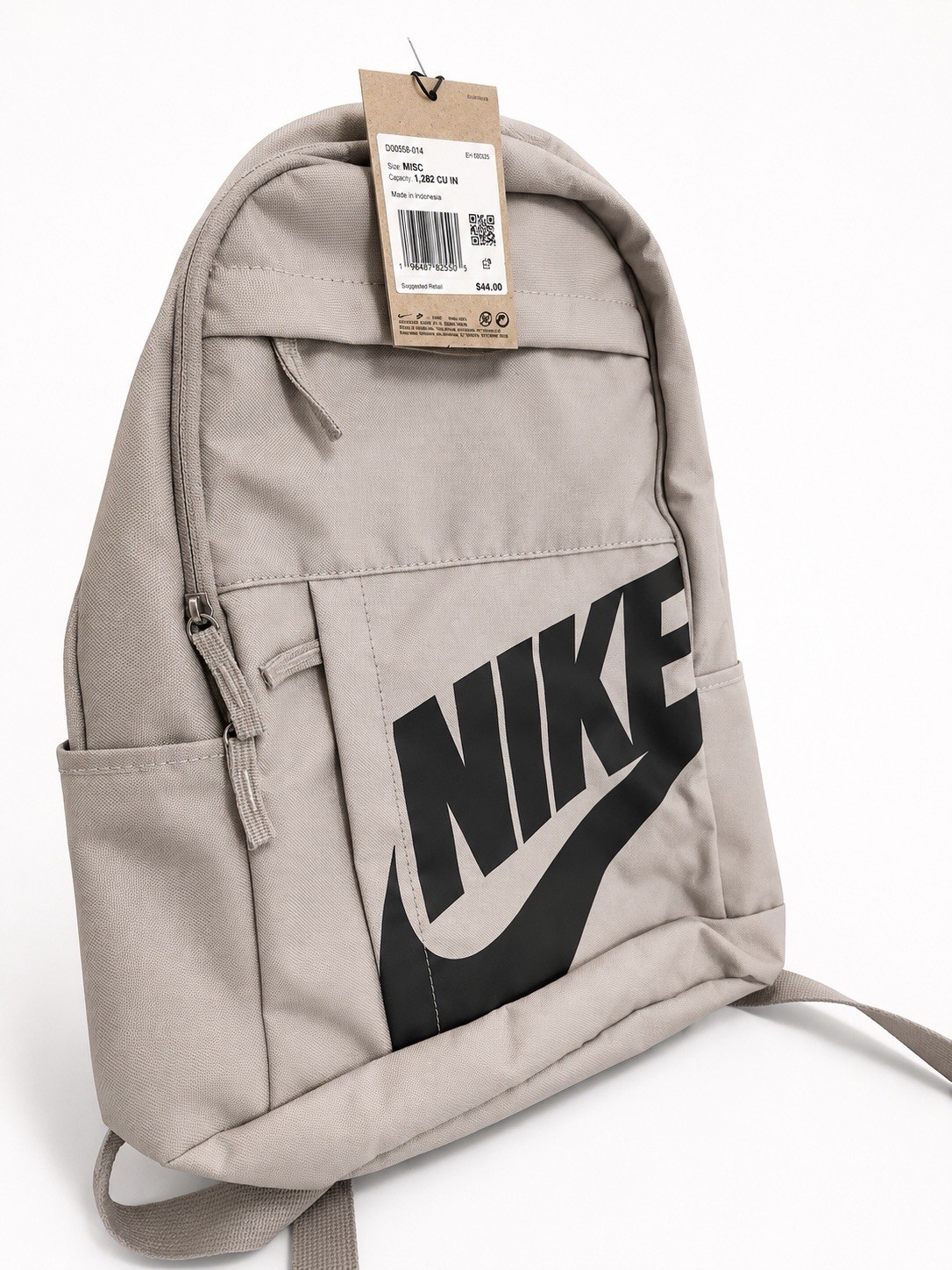 Nike Brasilia JDI Mini Backpack Gray/Black Padded DC4556-014