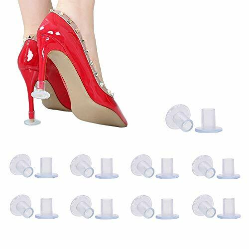 9 Pairs Clear High Heel Protectors Heel Stoppers for Wedding Mates Bridesmaid…