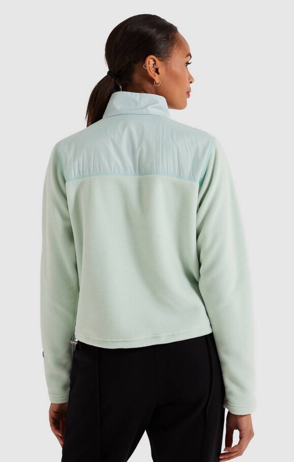 Ellesse Oran 1/4 Zip Top Light Green In Womans Size 12 BRAND NEW