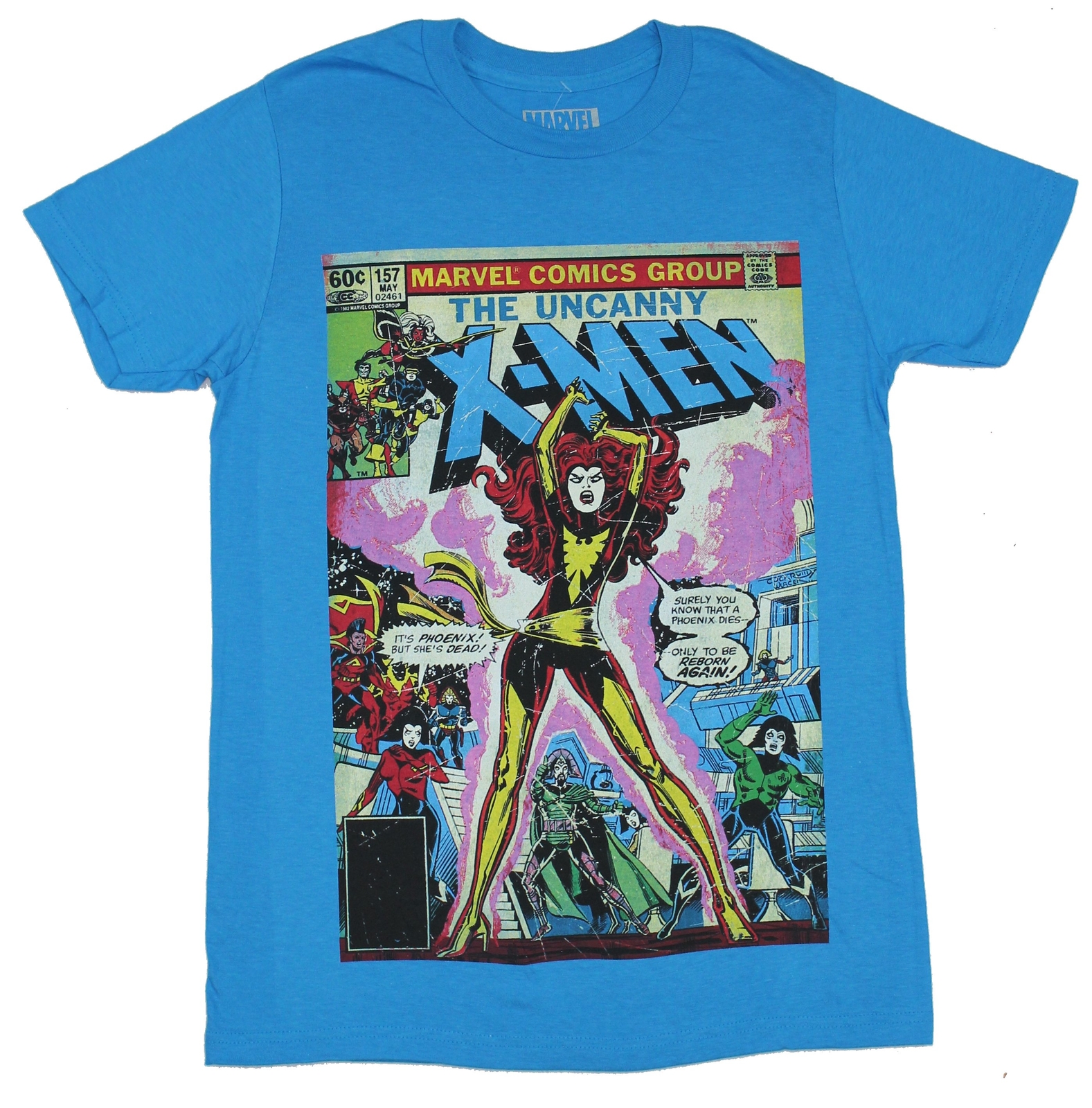 X-Men Marvel Adult New T-Shirt – Dark Phoenix Cover 157 Pic