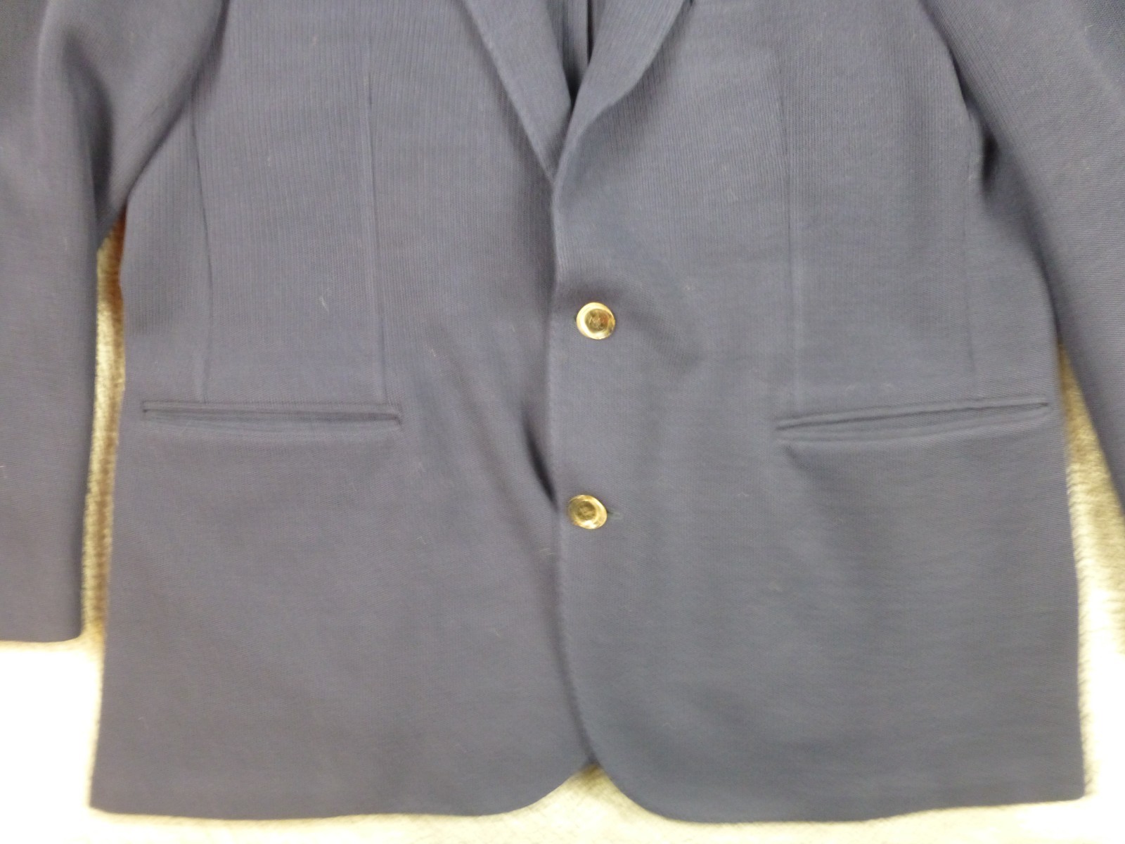 Brooks Brothers 1818 Regent Sport Coat Blazer 46R EU58 Dondi Jersey Navy Wool
