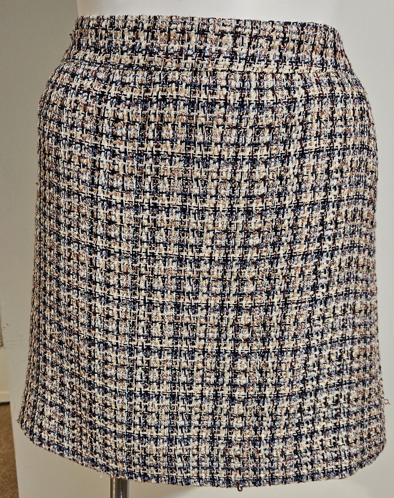 Loft Fully Lined Above Knee Woven Skirt – Back Zip – Sz XL