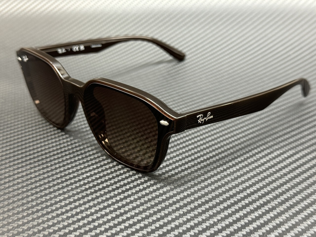 RAY BAN RB4458D 714 13 Dark Brown Gradient Unisex 65 mm Sunglasses