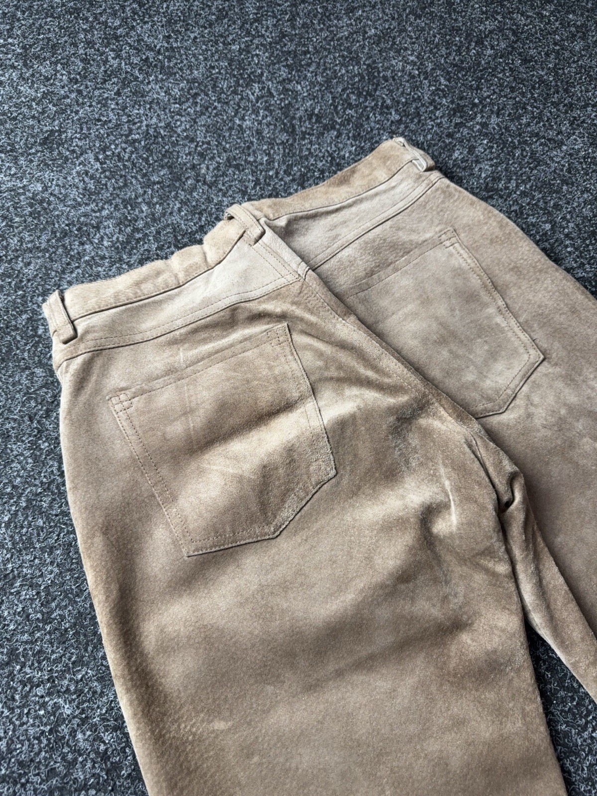 Vintage 00s Retro Western Cowboy Leather Chrome Style Pants Men’s W30 L32 Size