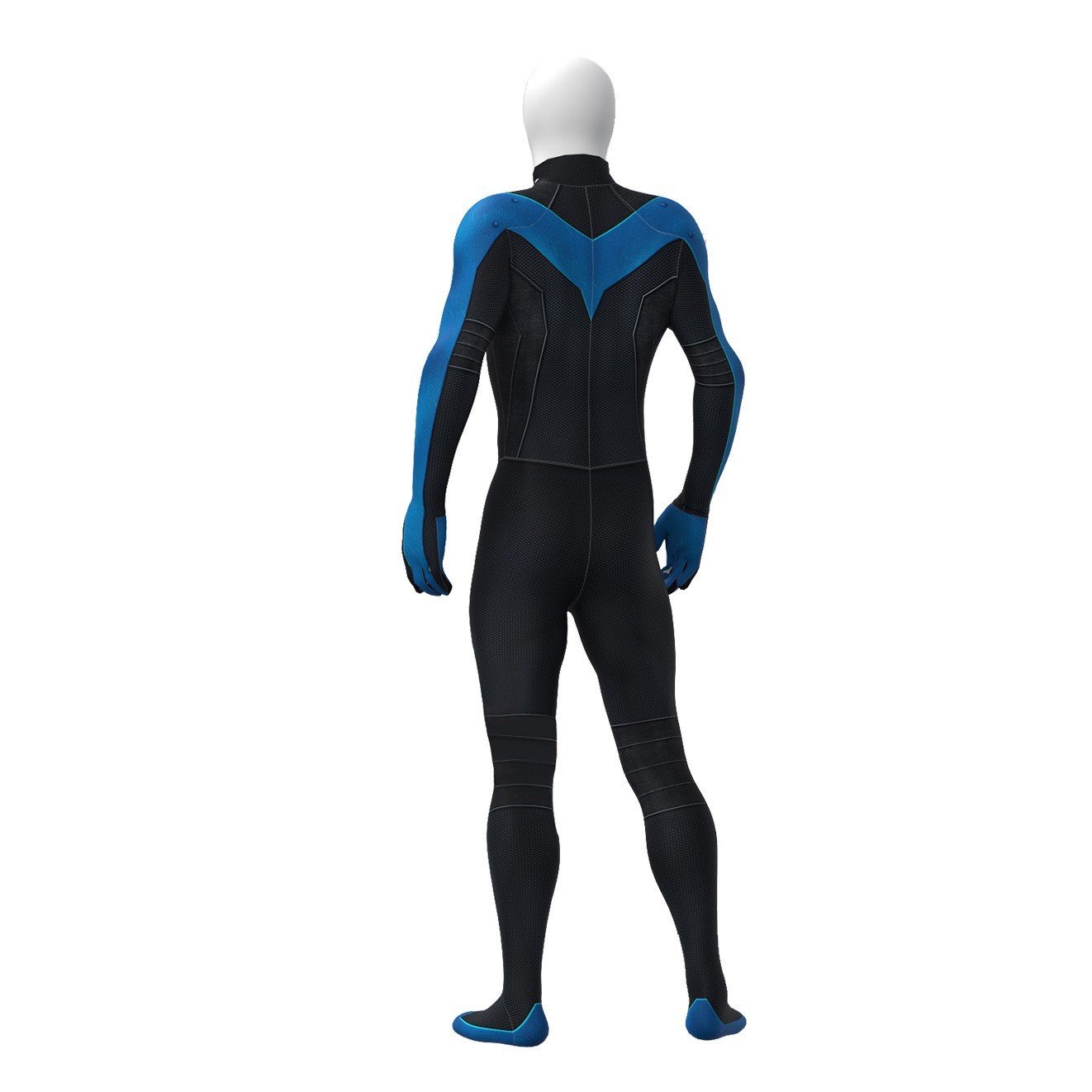 Comic Nightwing Cos Jumpsuit Dick Grayson Cosplay Costume Adult Kids Stage