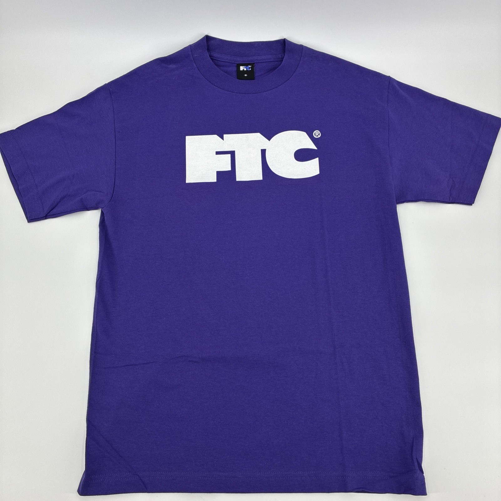 FTC For The City Logo Shirt Men Medium Purple Skate Shop SF CA USA Y2K
