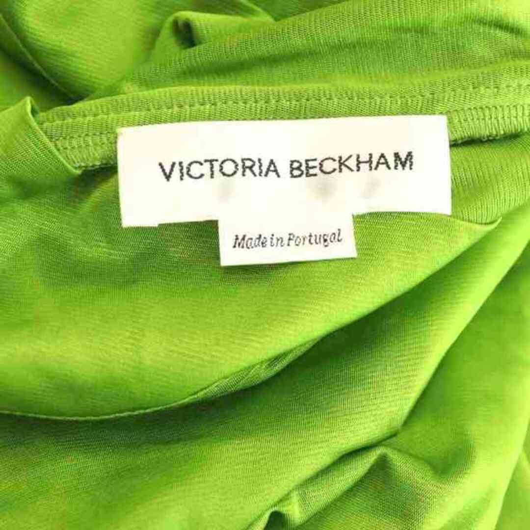 Victoria Beckham One Piece Long Ruffles UK8 Green DO Used a671ed72ce2b4d8780ea44