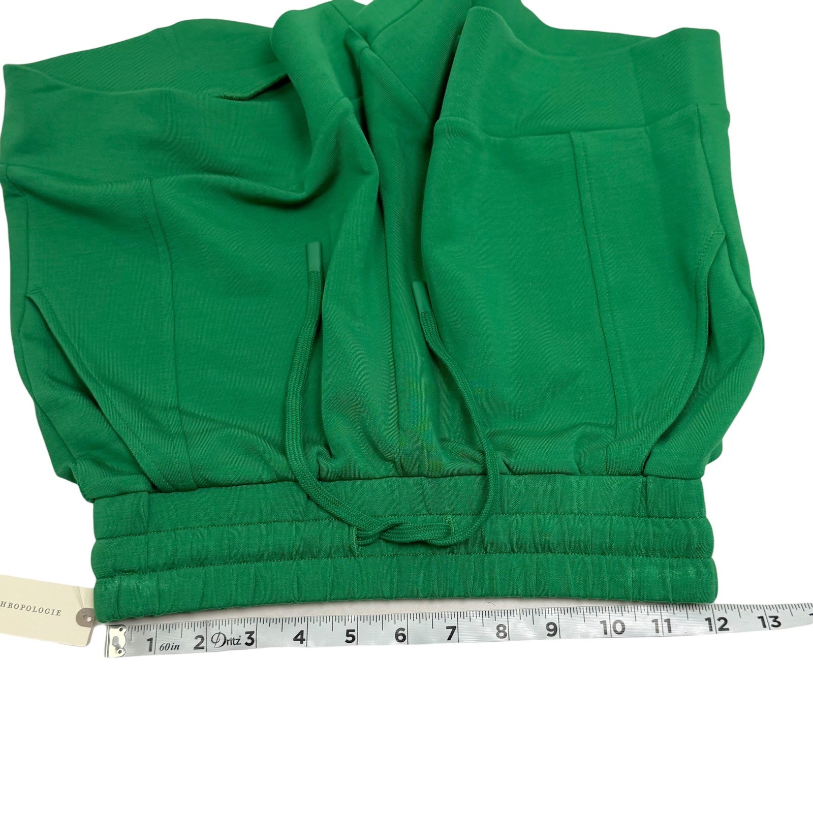 NWT Varley Doublesoft Atrium Short 4.5″ Anthropologie Sz XXS Green High Rise $88