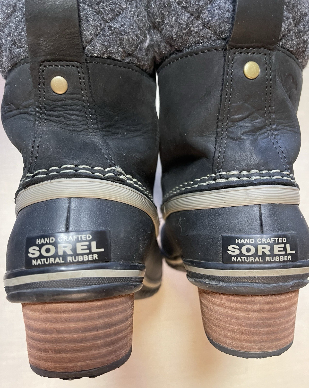Sorel Womens 7.5 Slimpack Lace II Winter Boot Black Waterproof NL2348-010, NEW