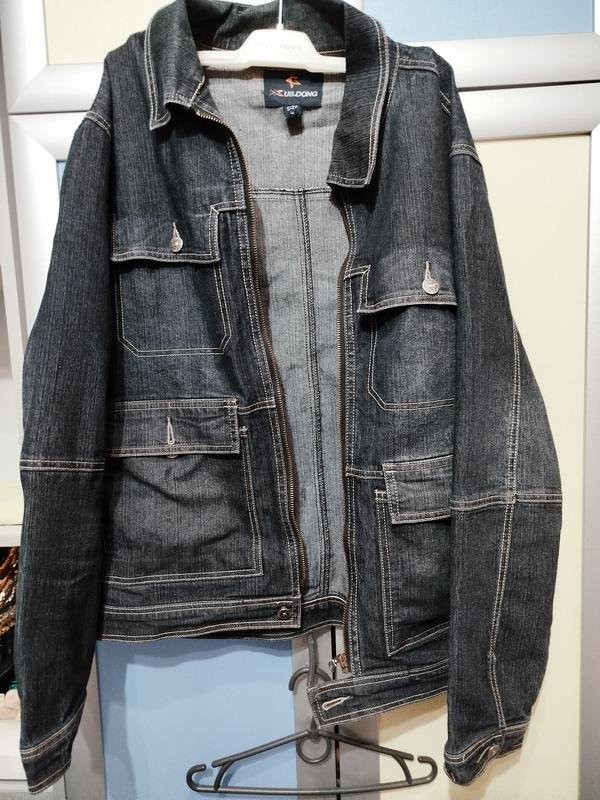 Men Brioni Jacket Grey Denim M