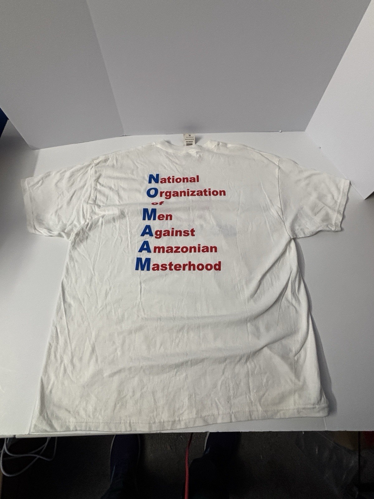 Married With Children Al Bundy NO MA’AM T- Shirt, White, Adult XL, NWT