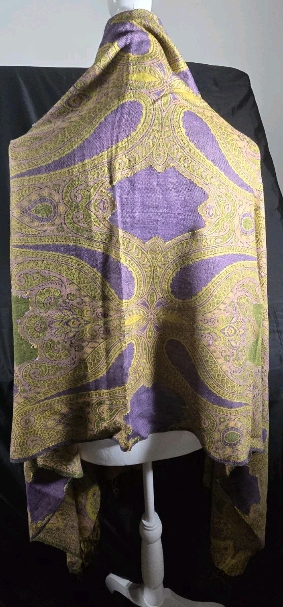 Pashmina Finished Paisley Shawl Wrap 72″by 26″ Fringed Scarf Throw Tapestry Boho