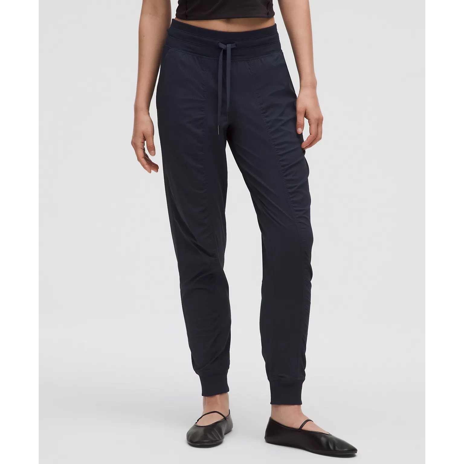 Lululemon Dance Studio Jogger Pants gray Ruched Size 0 Womens Athletic