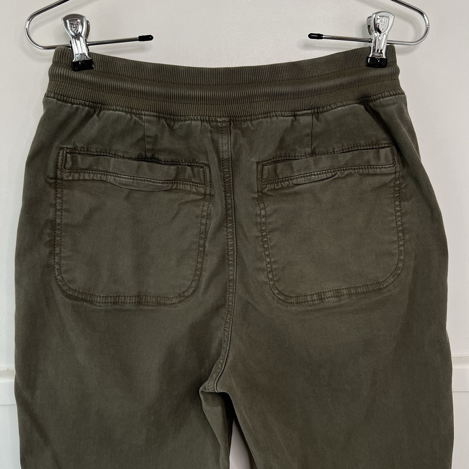 Faherty Traveler Womens Pull-On Drawstring Cargo Pants Dark Olive XS Outdoor