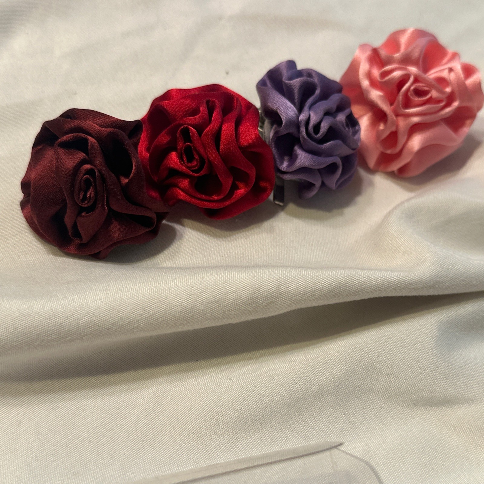 Jos A. Bank Men’s Flower Lapel Pin Set – 6 Assorted Colors – Lot As Shown