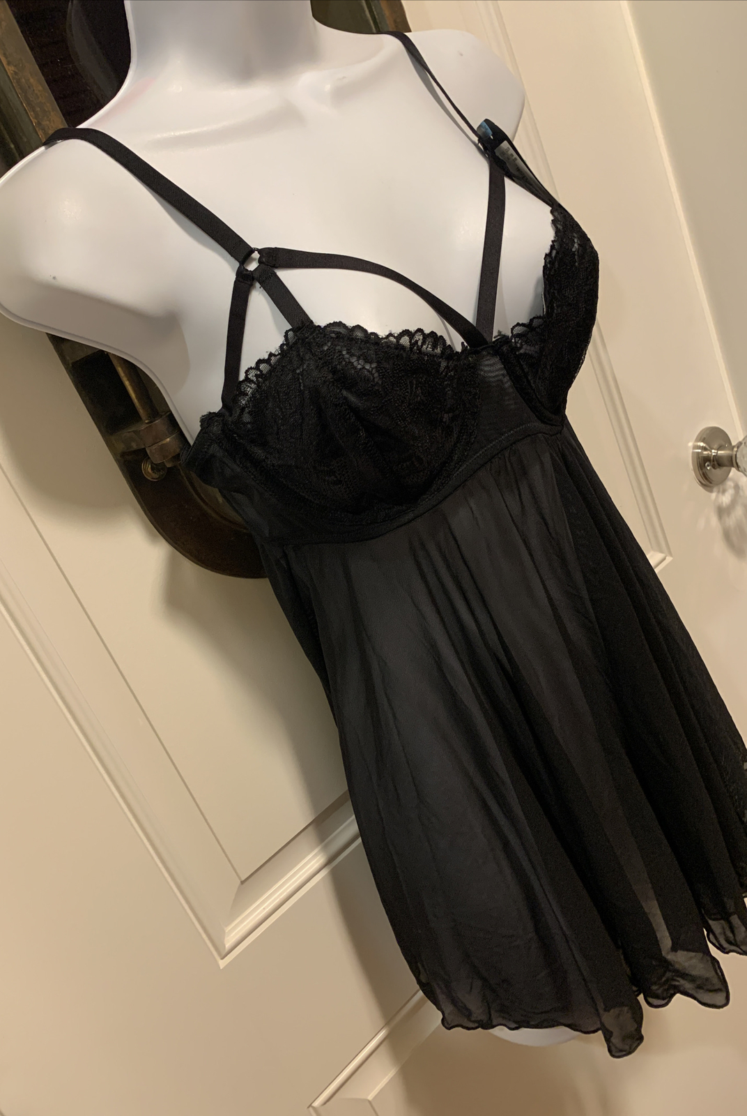 NWT- Seductive Maidenform Lace Black Lingerie Size 34C