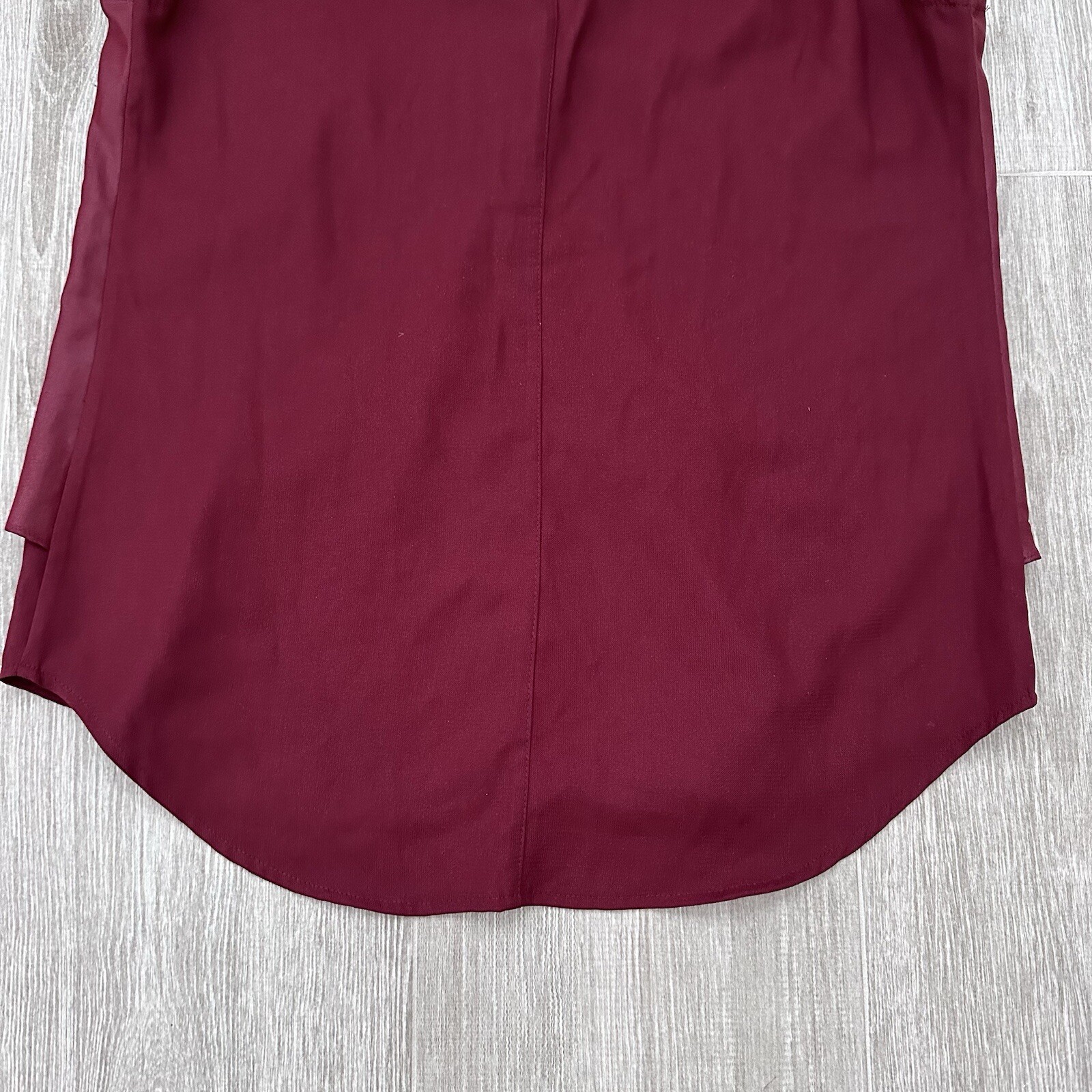 Trouvé Burgundy Sleeveless Top Size S