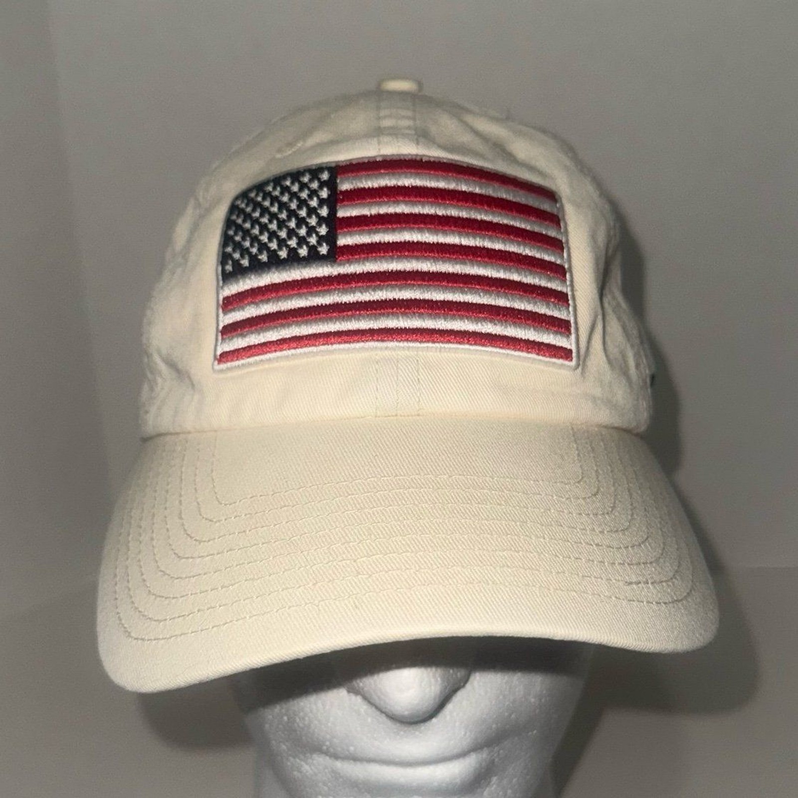 ’47 Brand OHT Operation Hat Trick Tan American Flag Hat Veterans United Cleanup