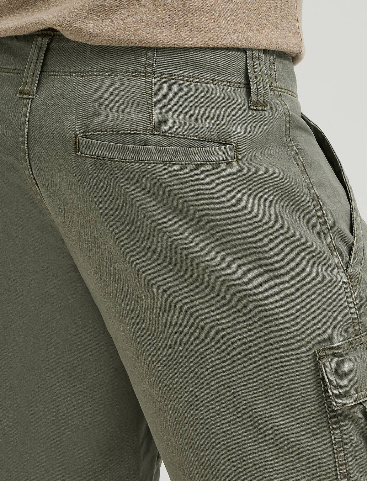 Men’s Wrangler Relaxed Fit Cargo Shorts w/ Stretch Olive Green CHOOSE SIZE 32-54