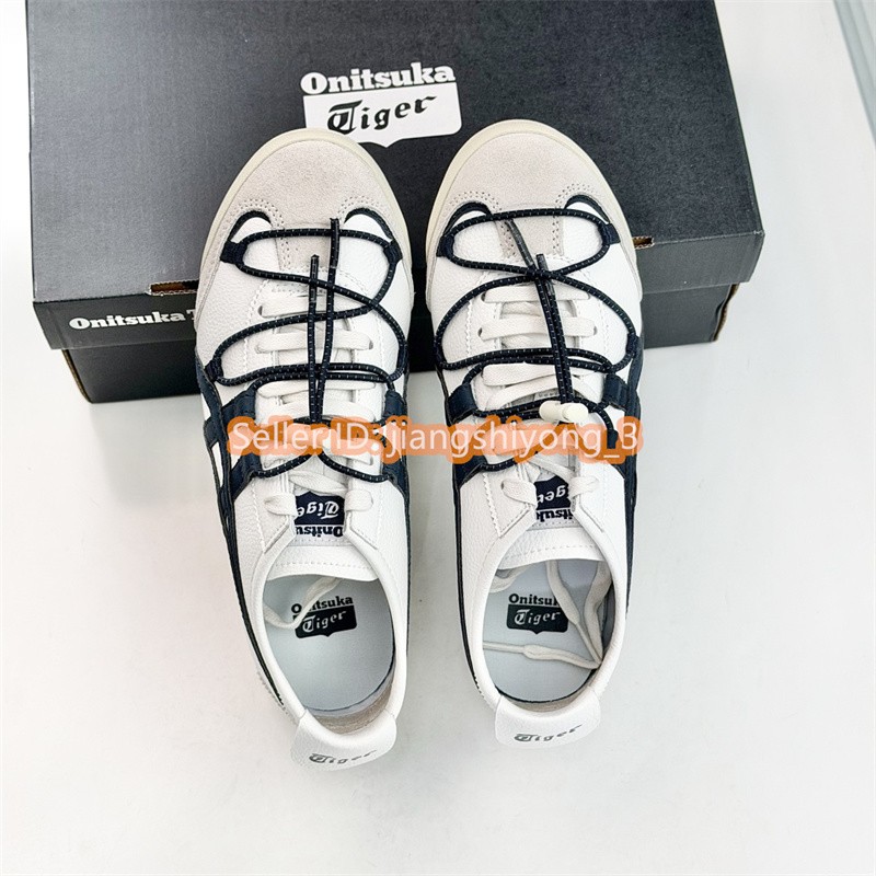2026 Onitsuka Tiger MEXICO 66 VINY 1183C577-100 White Navy Blue