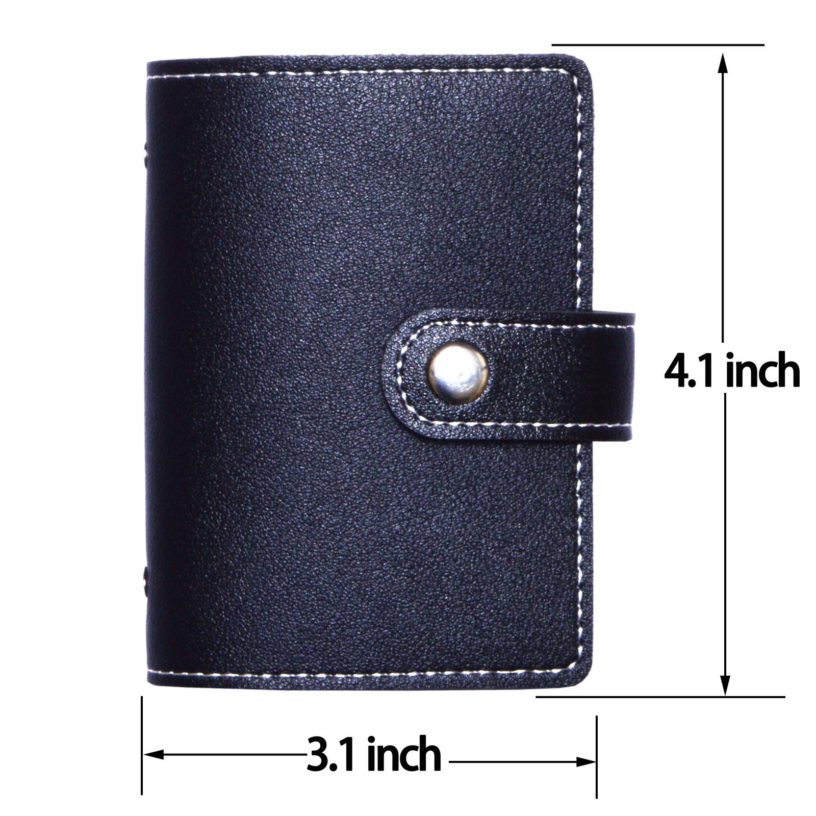 SuperJpsor Slim Minimalist Mini Case 4.1 x 3.1 inches (104 x 78 mm), Black