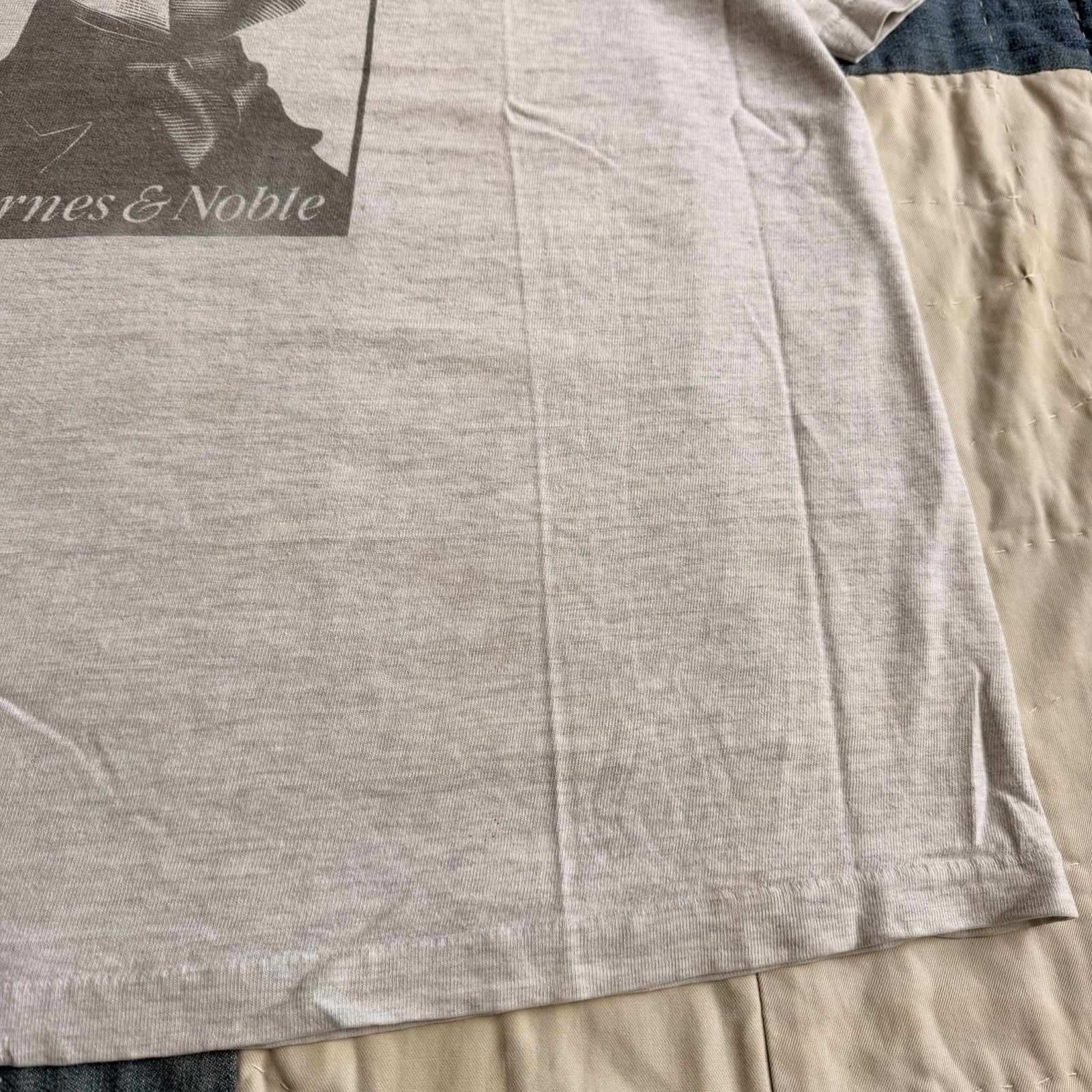 Vintage Nathaniel Hawthorne Barnes & Noble MV Sport Single Stitch 90s Size XL