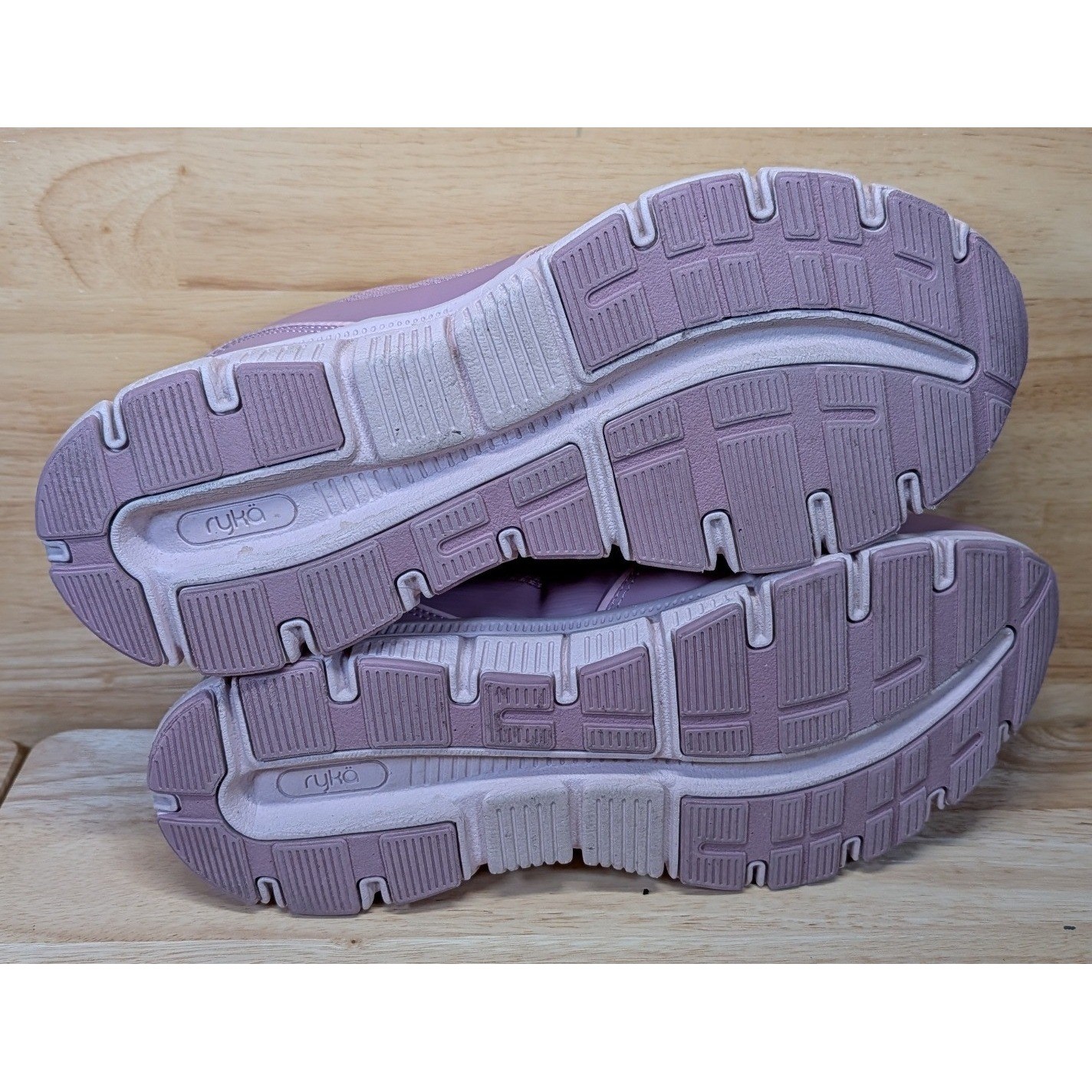 Ryka Hypnotize Womens Pink Leather Mesh Walking Training Shoes Size 11W Wide